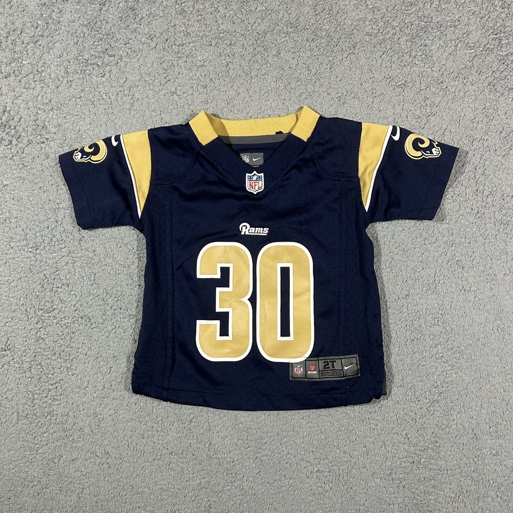Infant Los Angeles Rams Todd Gurley II Nike Navy Game Jersey Size 2T #2662